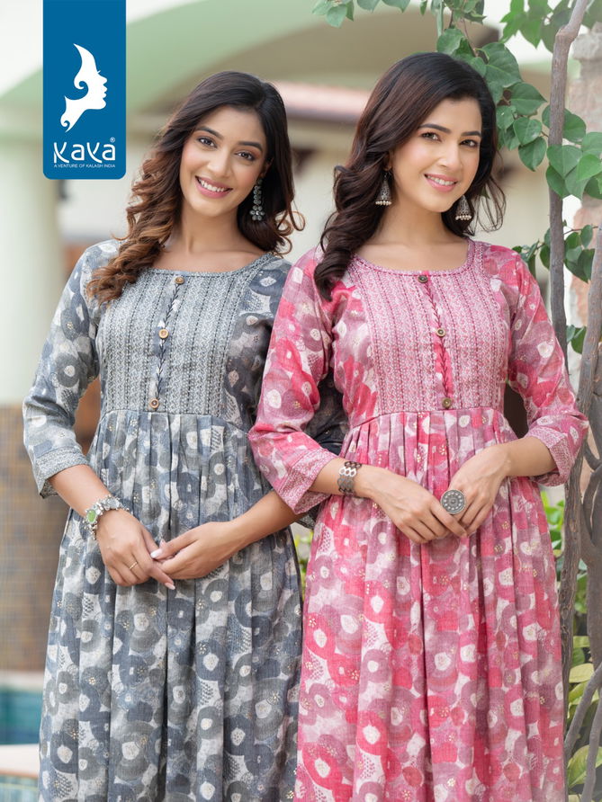 Label By Kaya Rayon Designer Printed urtis Catalog